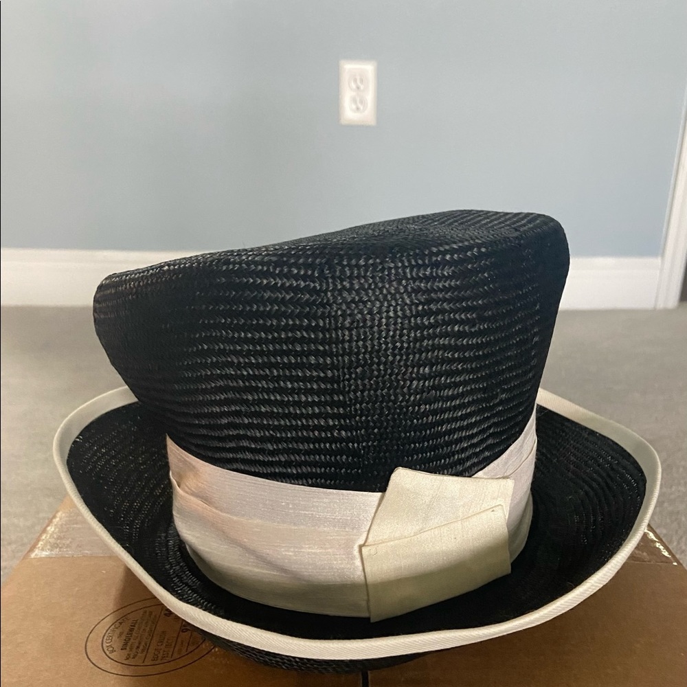 Custom one of a kind straw hat